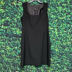 New York and Company Black Sleeveless Sheath Dress Size 16